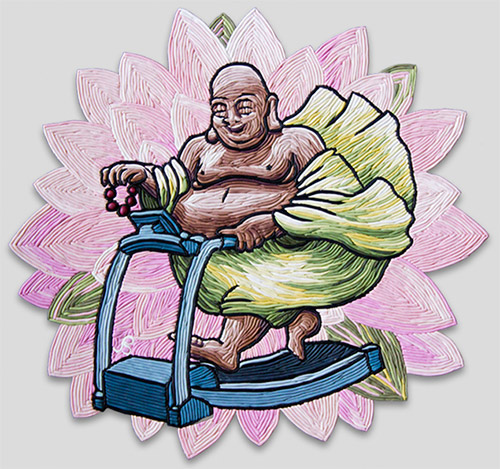 Buddha illustrations barbaccia