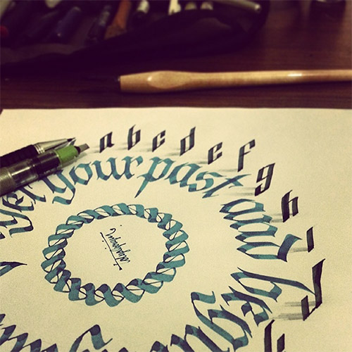 3D lettering tolga girgin