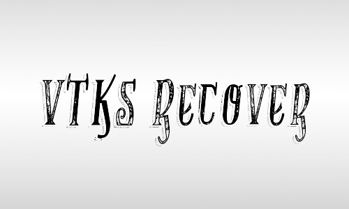 recover vintage font free