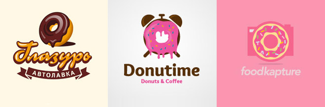 30 Delicious Examples Of Donut Logo Designs