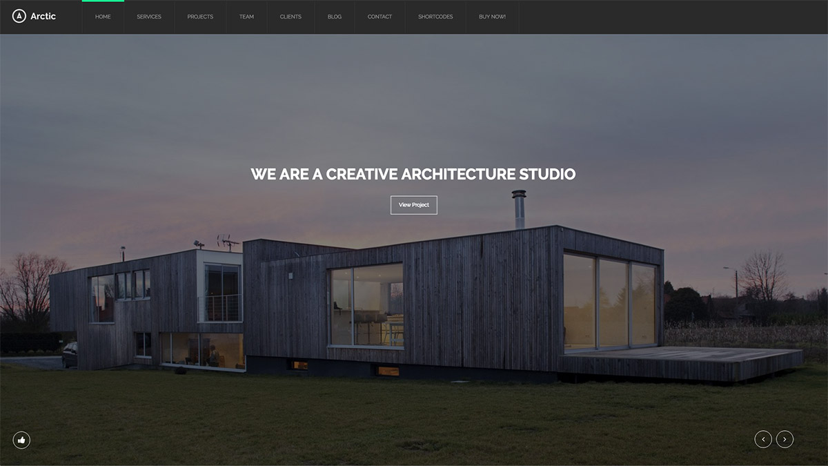 architectural website themes