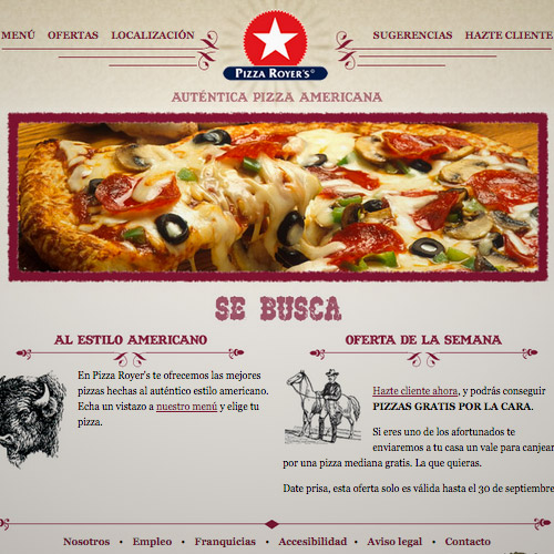 pizza royer website