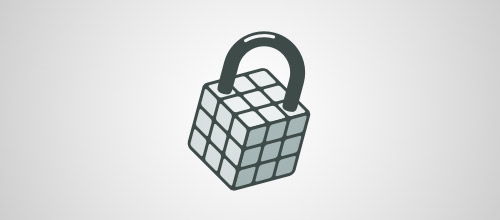 rubiks padlock logo