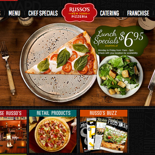 russo pizzeria website