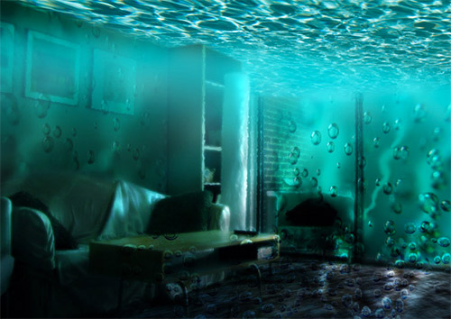 underwater room photoshop tutorial