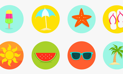 free summer icons