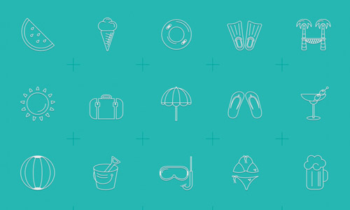 summer icons free