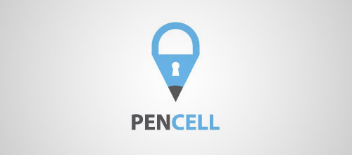  pencell padlock logo