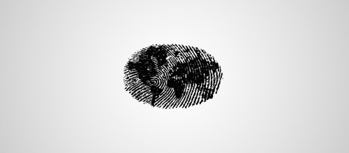 world fingerprint logo