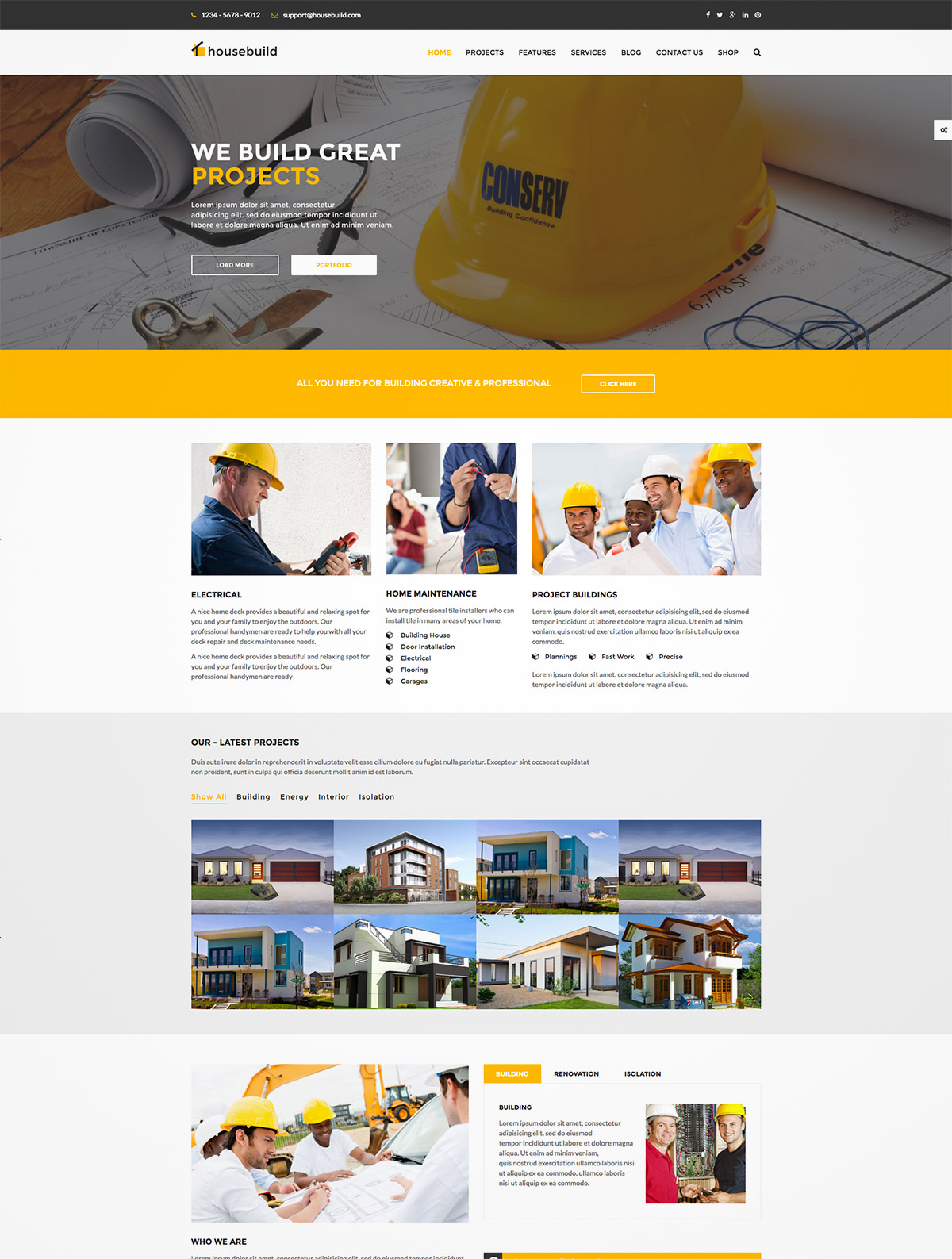 construction business theme