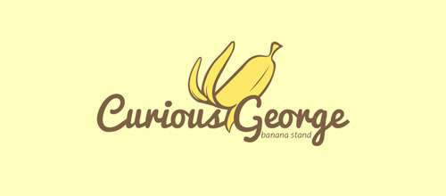 curious banana stand logo