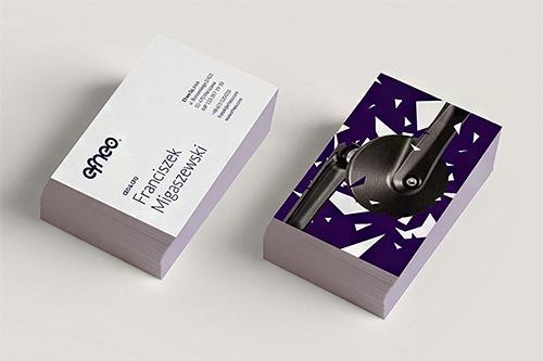 efneo violet business card