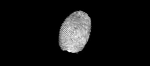 cross fingerprint logo