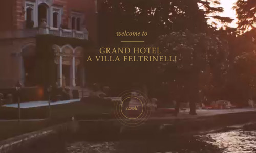 hotel video web design
