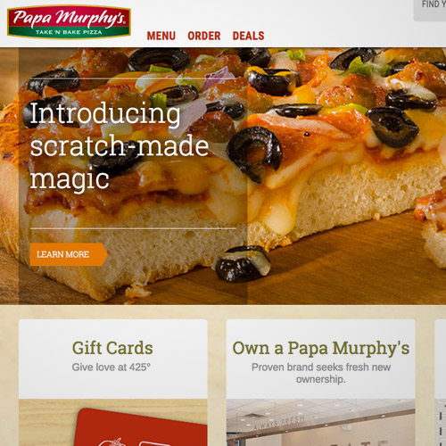 murphy website pizza