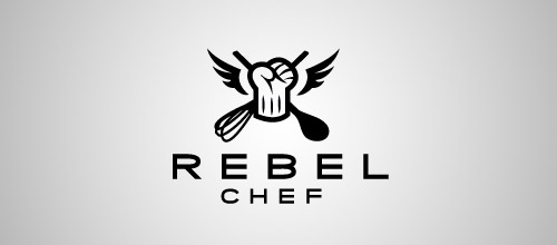 rebel chef hat logo