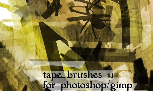 tape free brushes photoshop