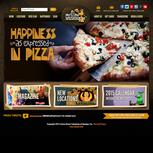 mellow mushroom pizza website