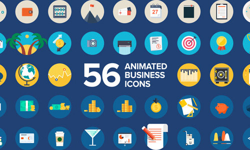 animated business icons
