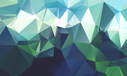 green low poly background