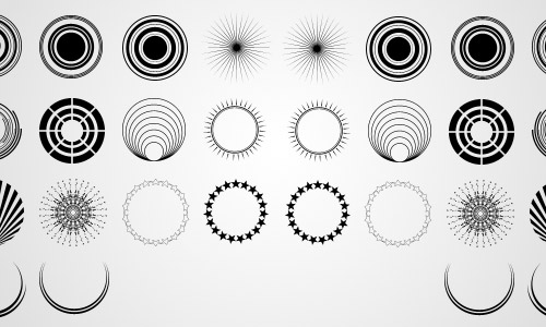 circles photoshop shapes
