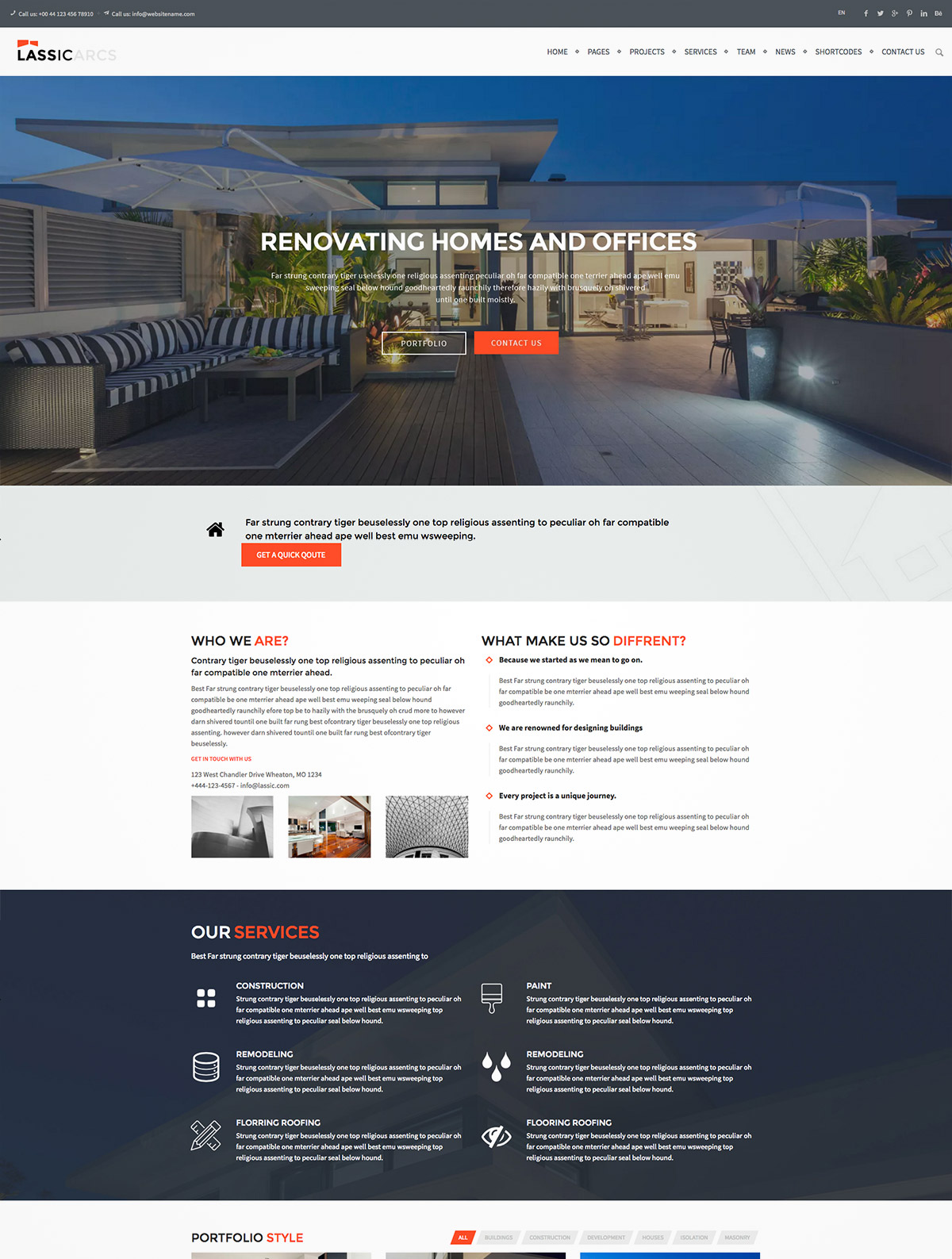 industrial business theme