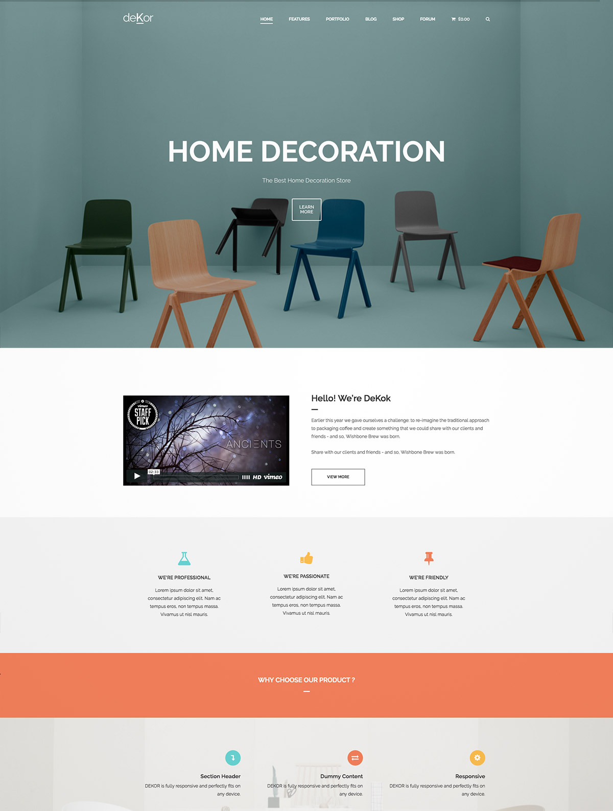 interior wordpress template