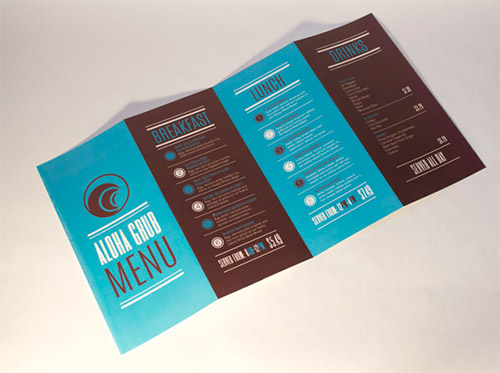 food brochure design inspiration