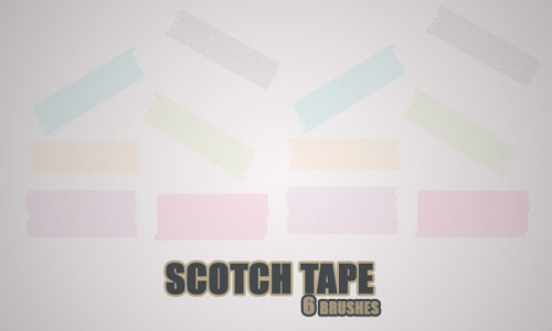 scotch tape brushes photoshop
