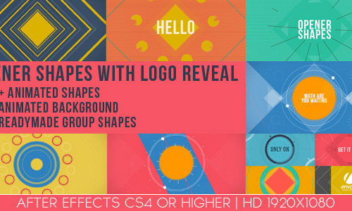 opener shapes logo reveal