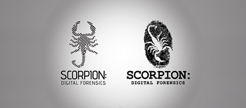 scorpion fingerprint logo