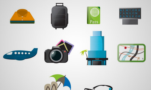 travel free icons