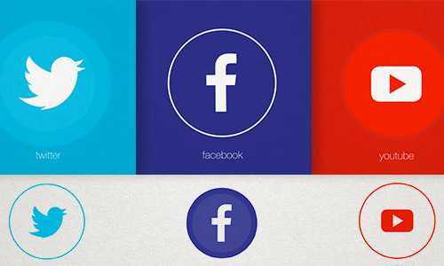 animated social icons