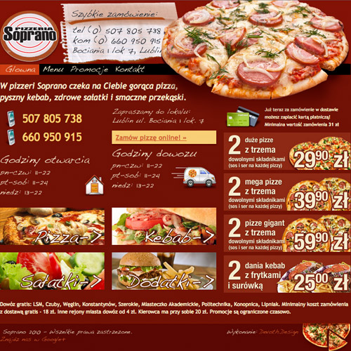 pizzeria soprano website