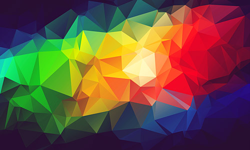 colorful low poly background