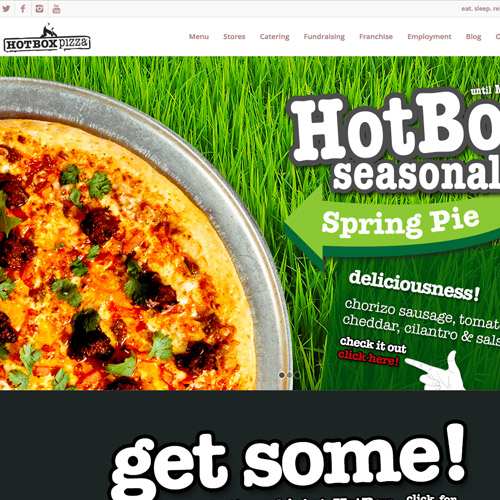 hotbox pizza website