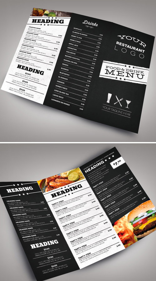 modern restaurant brochure