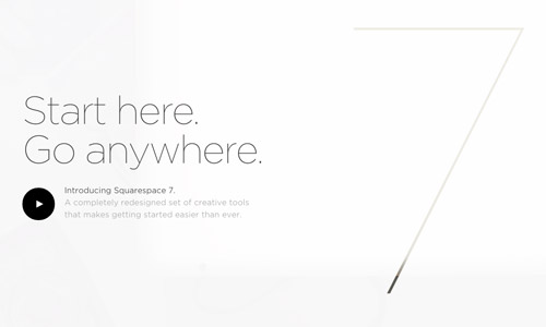 squarespace video background website