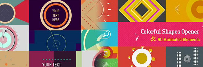 40+ After Effects Shape Elements and Openers You Should Have