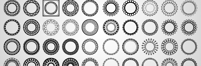 circle shapes for photoshop free download