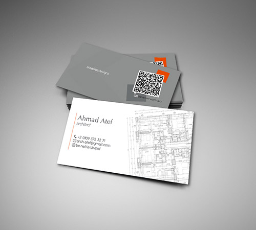 architect business card