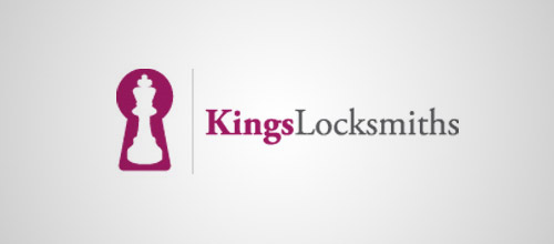 locksmith keyhole logo