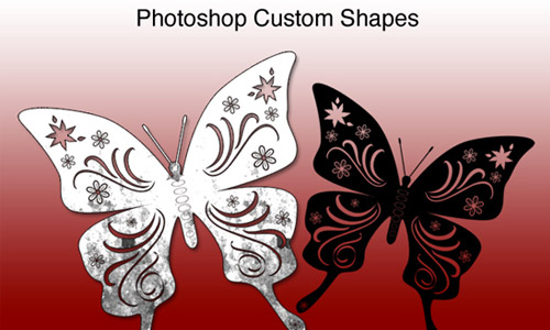 butterfly shapes for photoshop free download