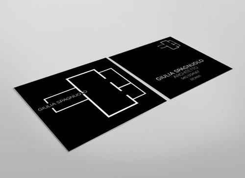 square architect card