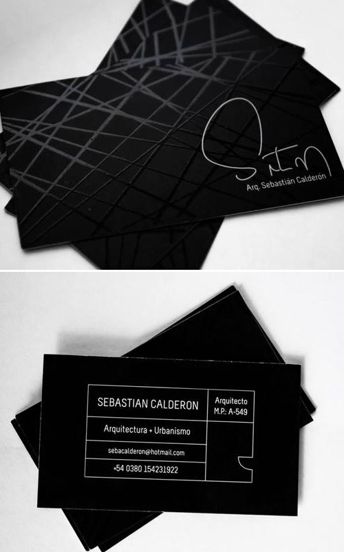 architect student business card