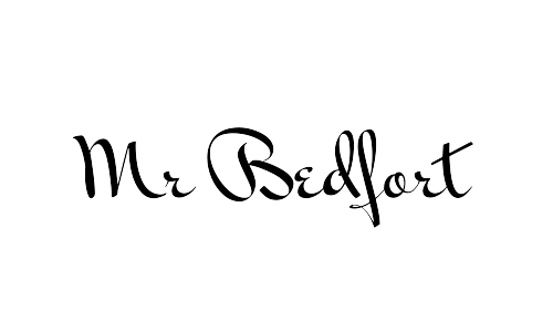 bedfort script logo