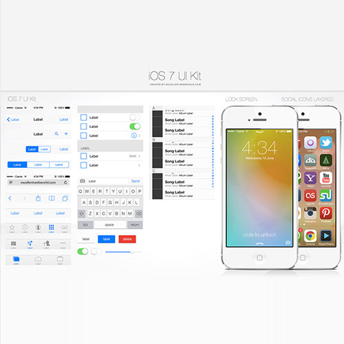 ios7 ui kit free