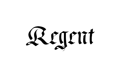 regret blackletter font