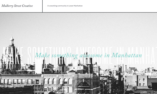 creative greyscale website