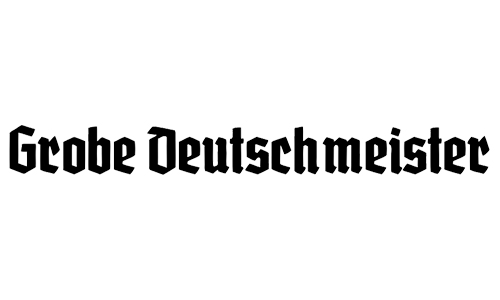 neo-gothic blackletter font